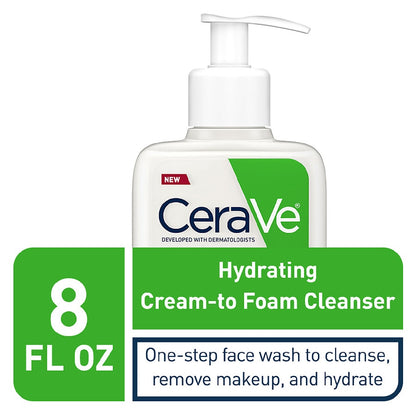 Hydrating Cream to Foam Cleanser CeraVe 8 oz